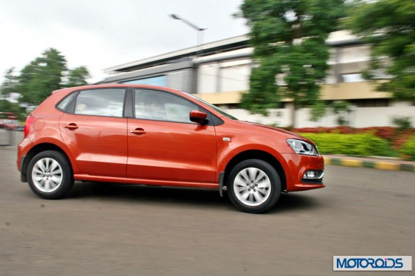 New 2014 Volkswagen Polo 1.5 TDI cornering right