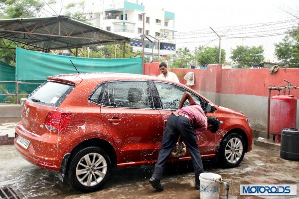 New 2014 Volkswagen Polo 1.5 TDI dressed in foam