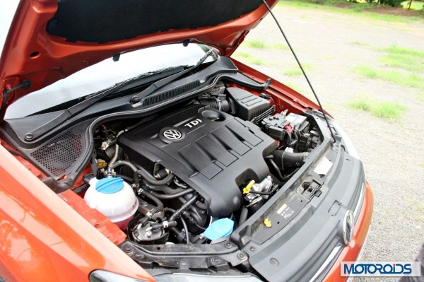 New 2014 Volkswagen Polo 1.5 TDI engine bay side view