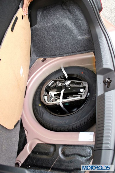 New 2014 Volkswagen Polo 1.5 TDI spare wheel