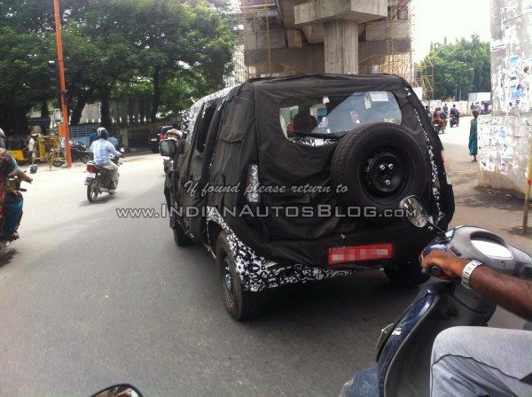 Next-Gen Mahindra Bolero Rear Spied