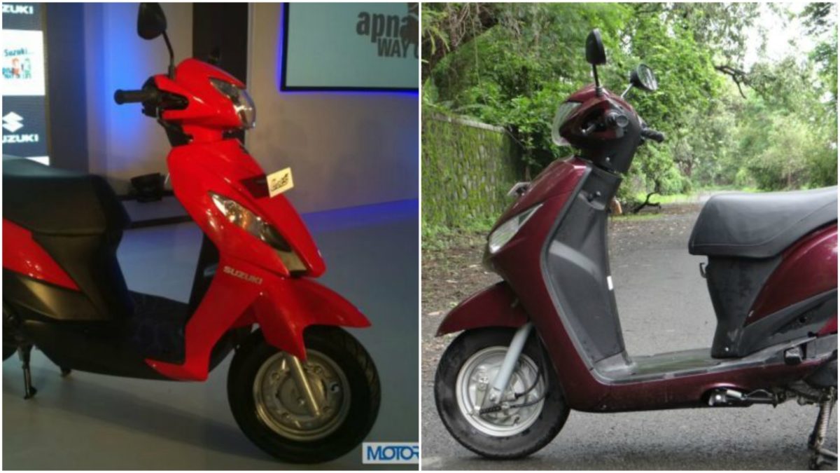 TVS Scooty Zest vs Hero Pleasure vs Yamaha Cygnus Alpha