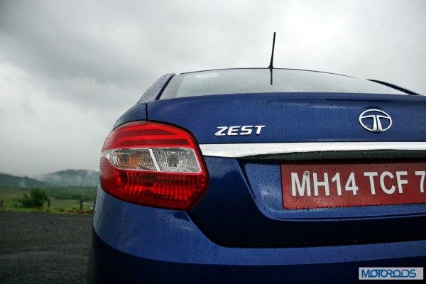 Tata Zest Launched Revotron tail lamp