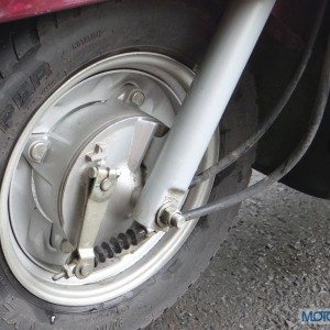 Yamaha Alpha Review Front Wheel Suspension Brake