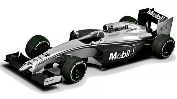 mclaren mobil  back in black livery