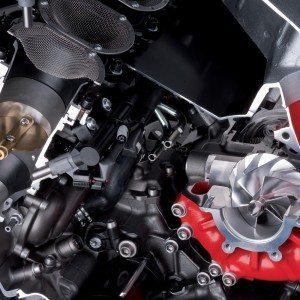 Kawasaki Ninja HR SuperCharged Engine Official Image