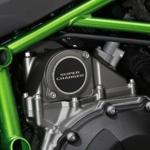 Kawasaki Ninja HR SuperCharged Engine Official Image