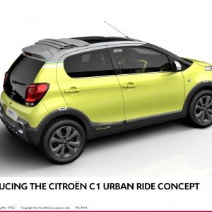 Paris Motor Show Citroen C Urban Ride Concept