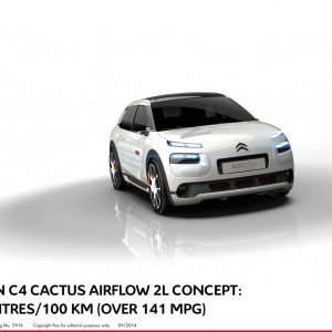 Paris Motor Show Citroen C Cactus Airflow Concept