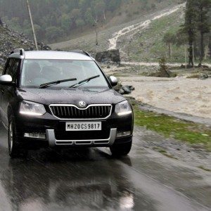 Skoda Yeti action