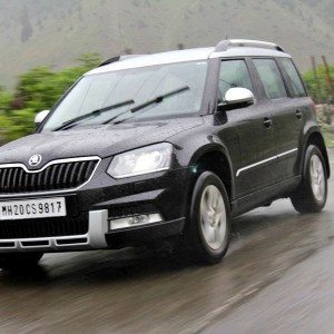 Skoda Yeti action