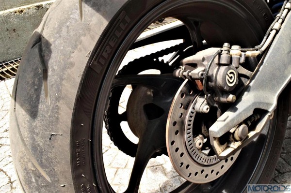 2014 Triumph Street Triple Brembo rear brakes