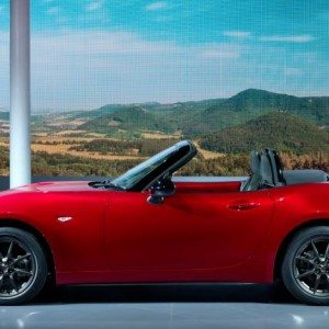 All new  Mazda MX  Miata drops its top