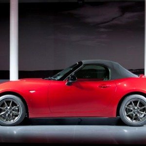 All new  Mazda MX  Miata drops its top