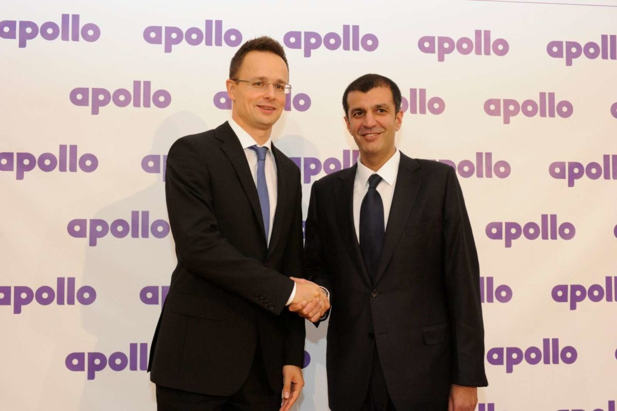 Apollo tyres Hungary facility Approved