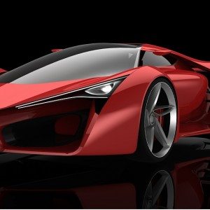 Ferrari F Supercar Concept dreams up LaFerrari succesor