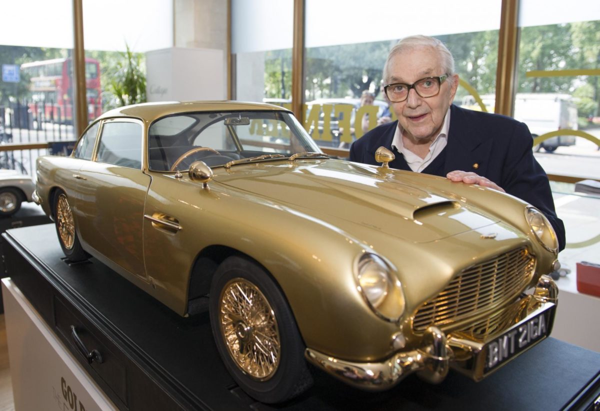 Gold Plated Aston Martin DB scale model sells for  Lakh Rupees