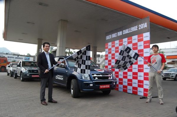 Isuzu Motors India flags off its  day Isuzu Max Run Challenge