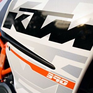 KTM RC Review Fairing Logo