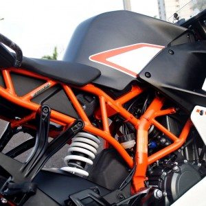 KTM RC Review Pillion Grab Bar