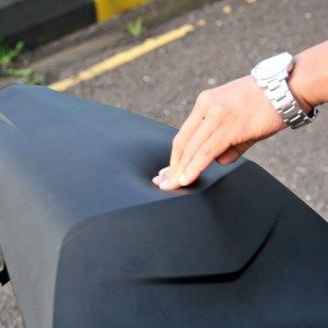 KTM RC Review Pillion Seat Close Up