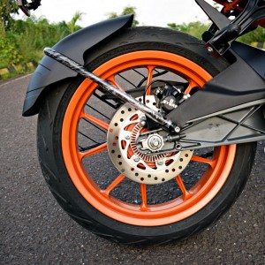 KTM RC Review Rear ABS Swingarm