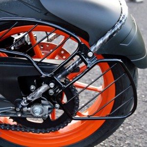 KTM RC Review Rear Tyre Saree Guard Mud Guard