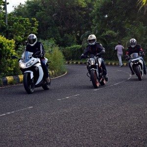 KTM RC vs Kawasaki Ninja  vs KTM Duke