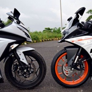 KTM RC vs Kawasaki Ninja  vs KTM Duke