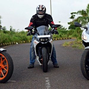 KTM RC vs Kawasaki Ninja  vs KTM Duke