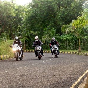 KTM RC vs Kawasaki Ninja  vs KTM Duke