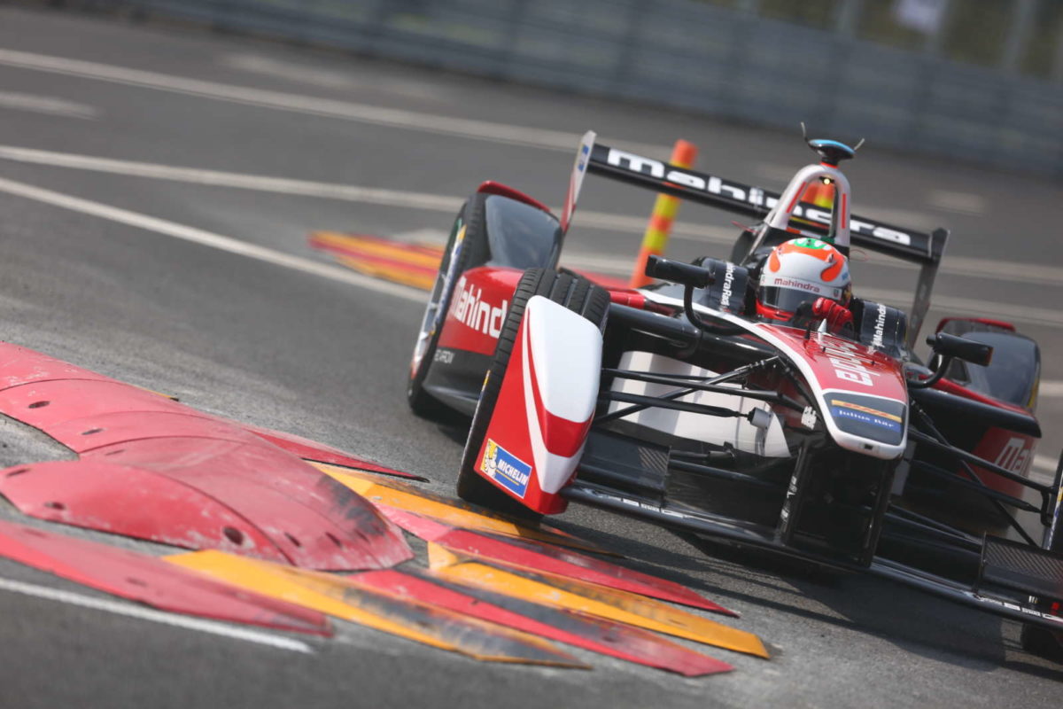 Karun Chandhok ends fifth Bruno Senna unlucky at inaugural Formula E race