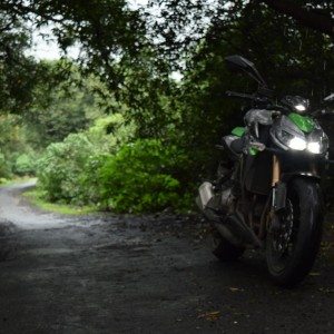 Kawasaki Z lights in dark