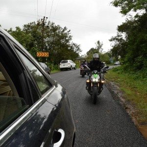 Kawasaki Z riding
