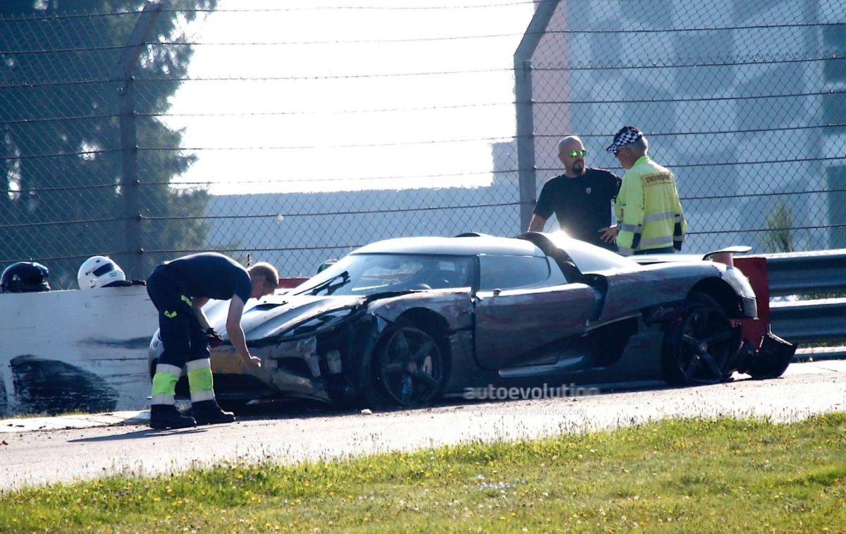 Koenigsegg Agera R Crash