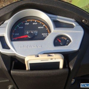 Mahindra Gusto instrument panel