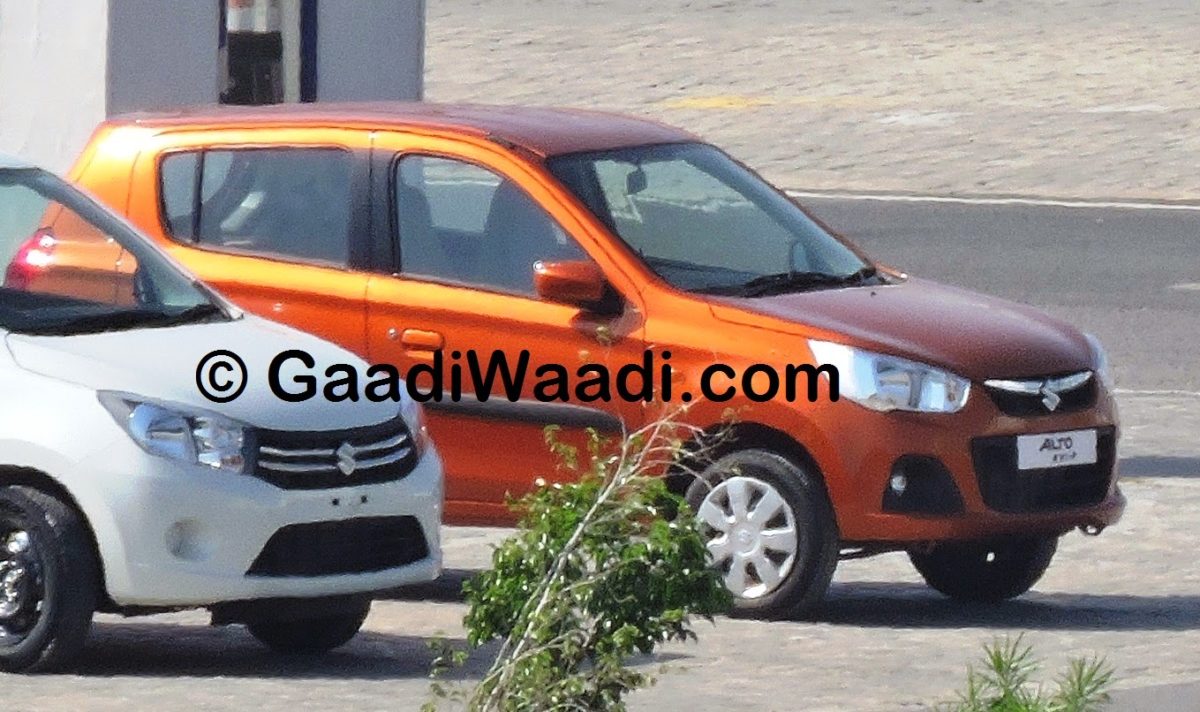 Maruti Suzuki Alto K facelift spied production starts