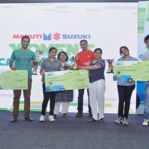 Maruti Suzuki women car rally in New Delhi