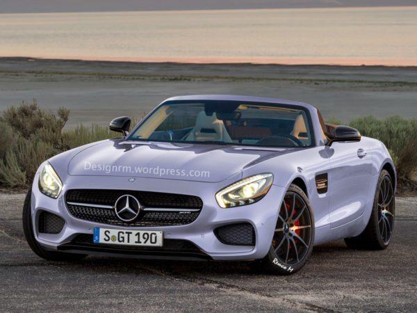 Mercedes Benz AMG GT Roadster gets rendered