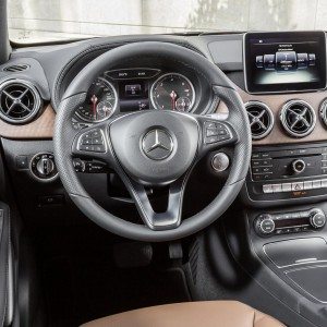 Mercedes Benz B Class facelift unveiled