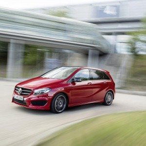 Mercedes Benz B Class facelift unveiled