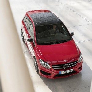 Mercedes Benz B Class facelift unveiled