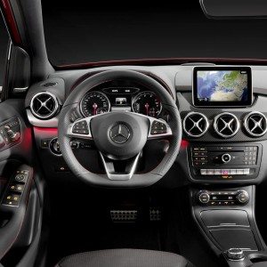 Mercedes Benz B Class facelift unveiled