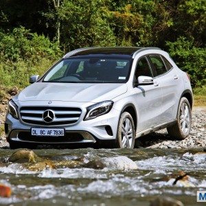 Mercedes GLA India off road