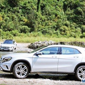 Mercedes GLA India off road