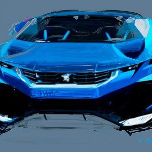 Peugeot Quartz Hybrid Crossover Concept Images and Details