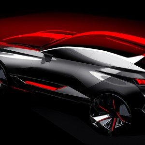 Peugeot Quartz Hybrid Crossover Concept Images and Details