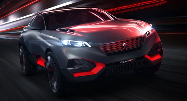 Peugeot Quartz Hybrid Crossover Concept Images and Details (2)