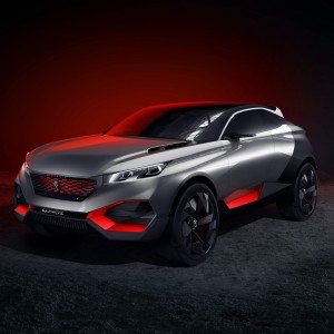 Peugeot Quartz Hybrid Crossover Concept Images and Details