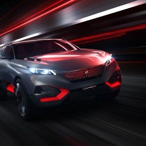 Peugeot Quartz Hybrid Crossover Concept Images and Details